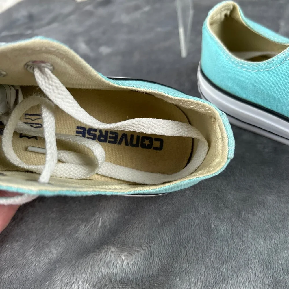 Converse Chuck Taylor All Star Low Top Turquoise Aqua Blue Sneakers W 7 M 5 - Picture 11 of 11